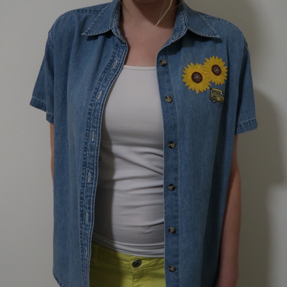 DENIM JACKET WITH CUTE PATCHES ✨🤩